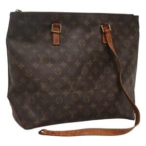 LOUIS VUITTON Monogram Cabas Mezzo Tote Bag M51151